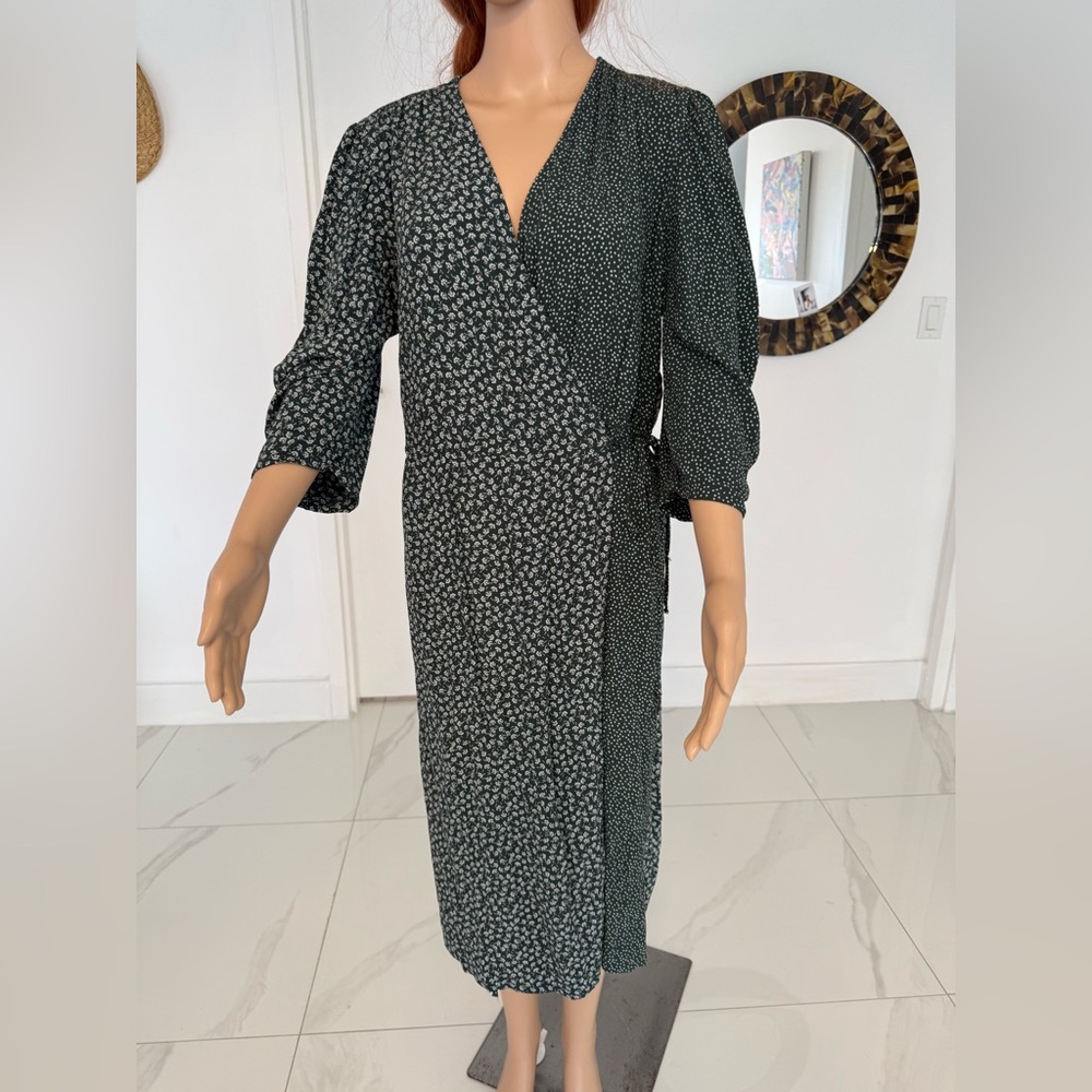 See By Chloe Dark Green Midi Dress - Picture 6 of 11